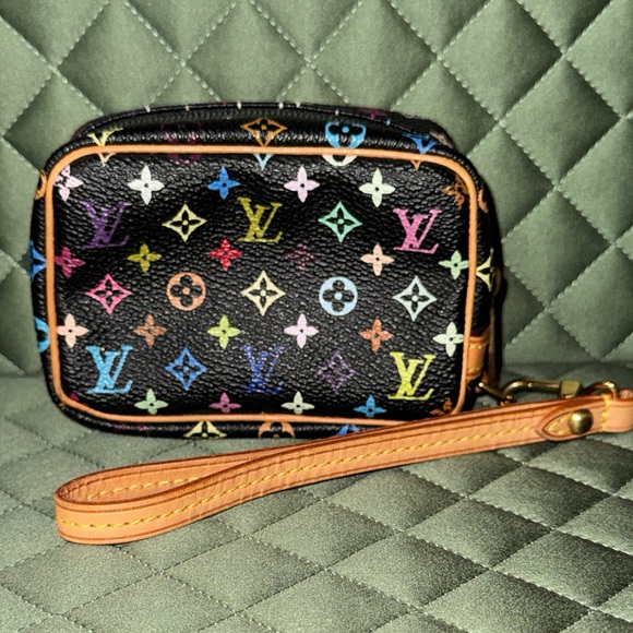 Louis Vuitton Multicolore murakami wristlet mini clutch wapity - Picture 1 of 12